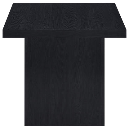 Devar 3-piece Square Cocktail Coffee End Table Set Black
