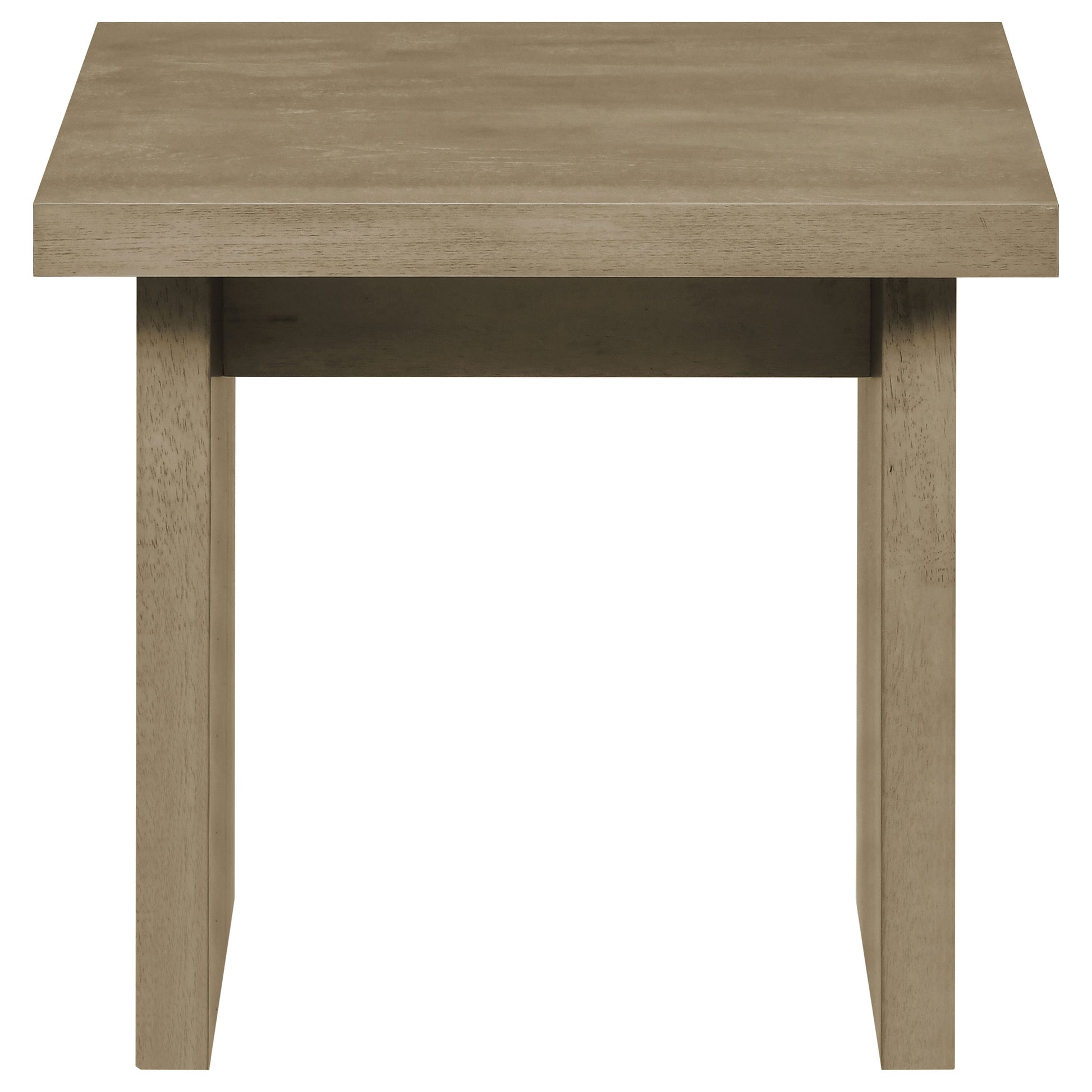 Decker Square Occasional Side End Table Natural Oak