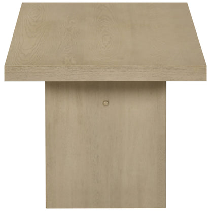 Decker Square Occasional Side End Table Natural Oak