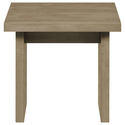 Decker 2-piece Coffee and End Table Set Natural Oak