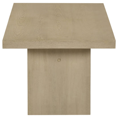 Decker 2-piece Coffee and End Table Set Natural Oak
