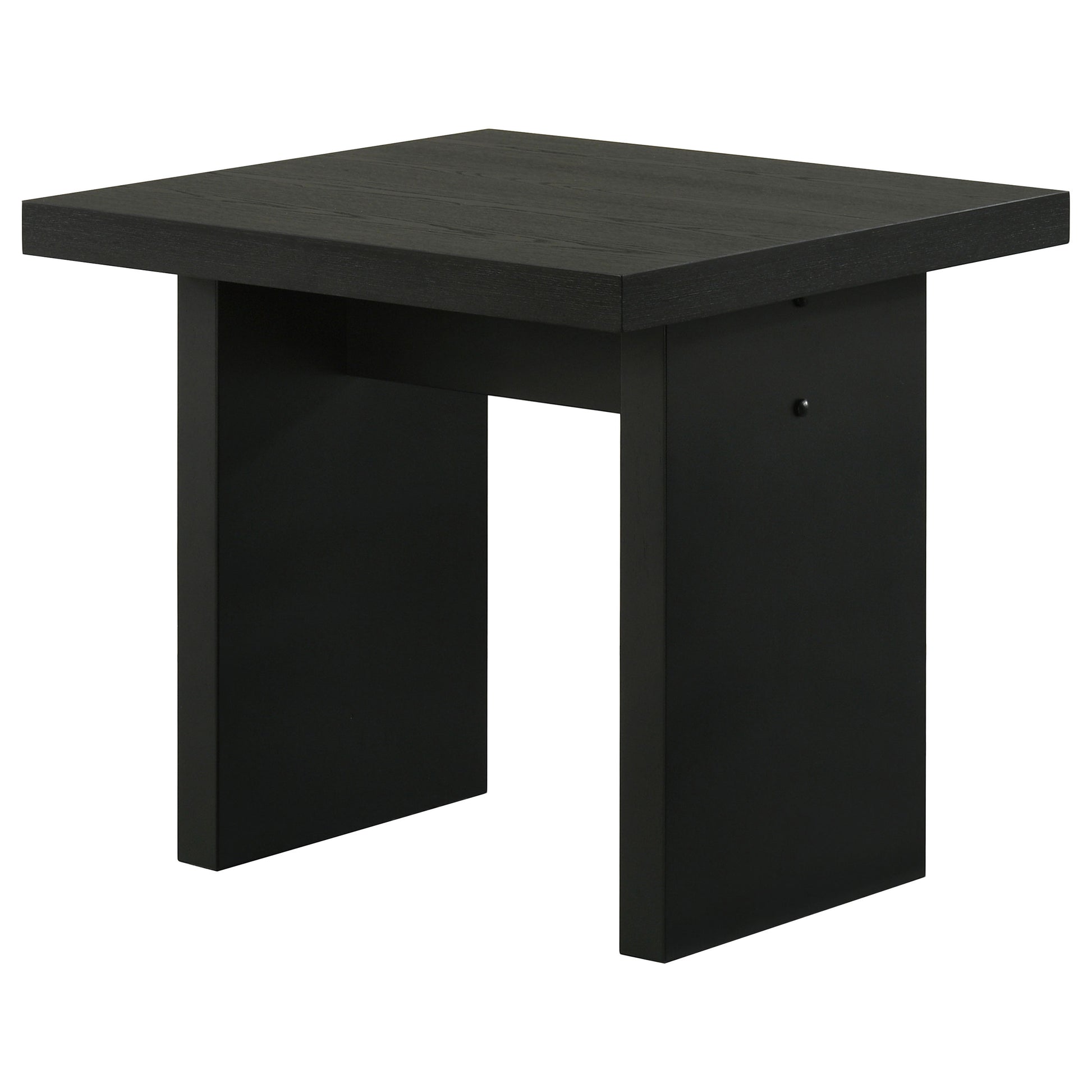 Decker Square Occasional Side End Table Black