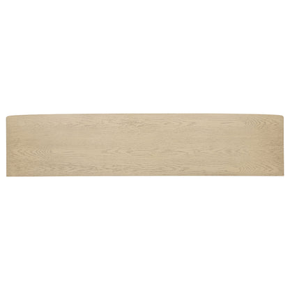 Kailani 79-inch 4-door Cane TV Stand Media Console Beige Oak