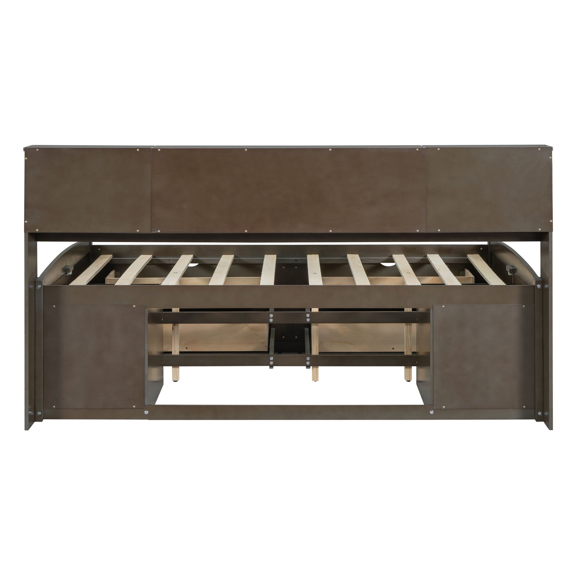 Daybed With 2 Bedside Cabinets, Upper Shelves And 4 Drawers - The Sleep Loft - Online Mattress Showroom NYC