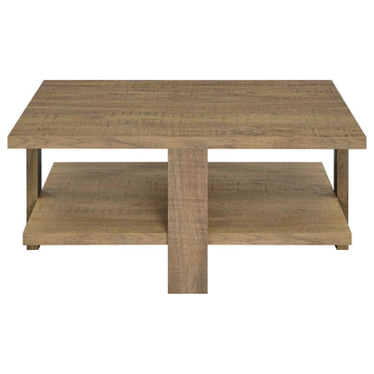 Dawn 3-piece Round Coffee and End Table Set Mango Brown