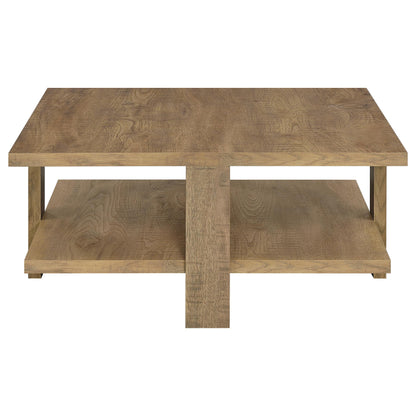 Dawn 3-piece Round Coffee and End Table Set Mango Brown