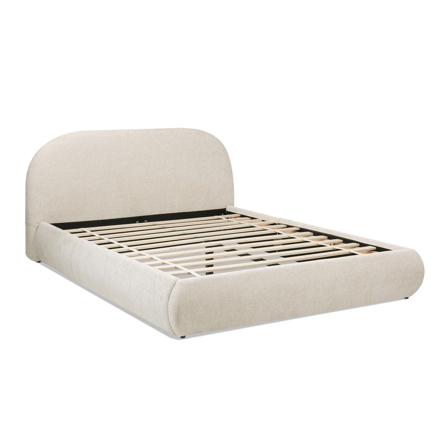 Archie Puffy Grounded - Upholstered Platform Bed - The Sleep Loft - Online Mattress Showroom NYC