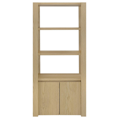 Laurelton 3-shelf Media Tower Tall Pier Cabinet Light Oak