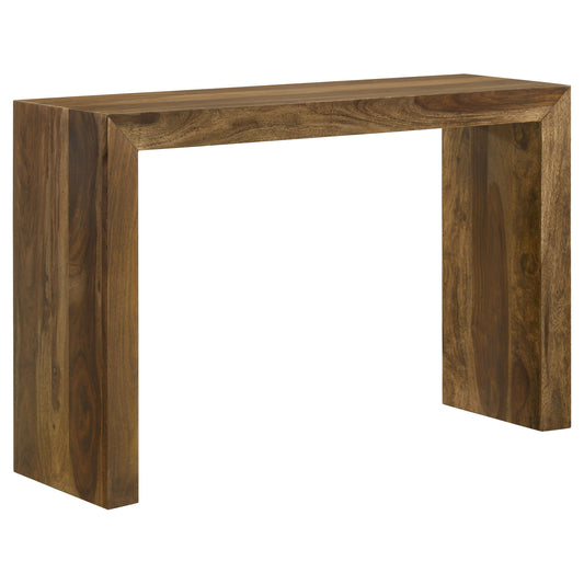 Odilia Rectangular Solid Wood Entryway Console Table Auburn - The Sleep Loft - Online Mattress Showroom NYC