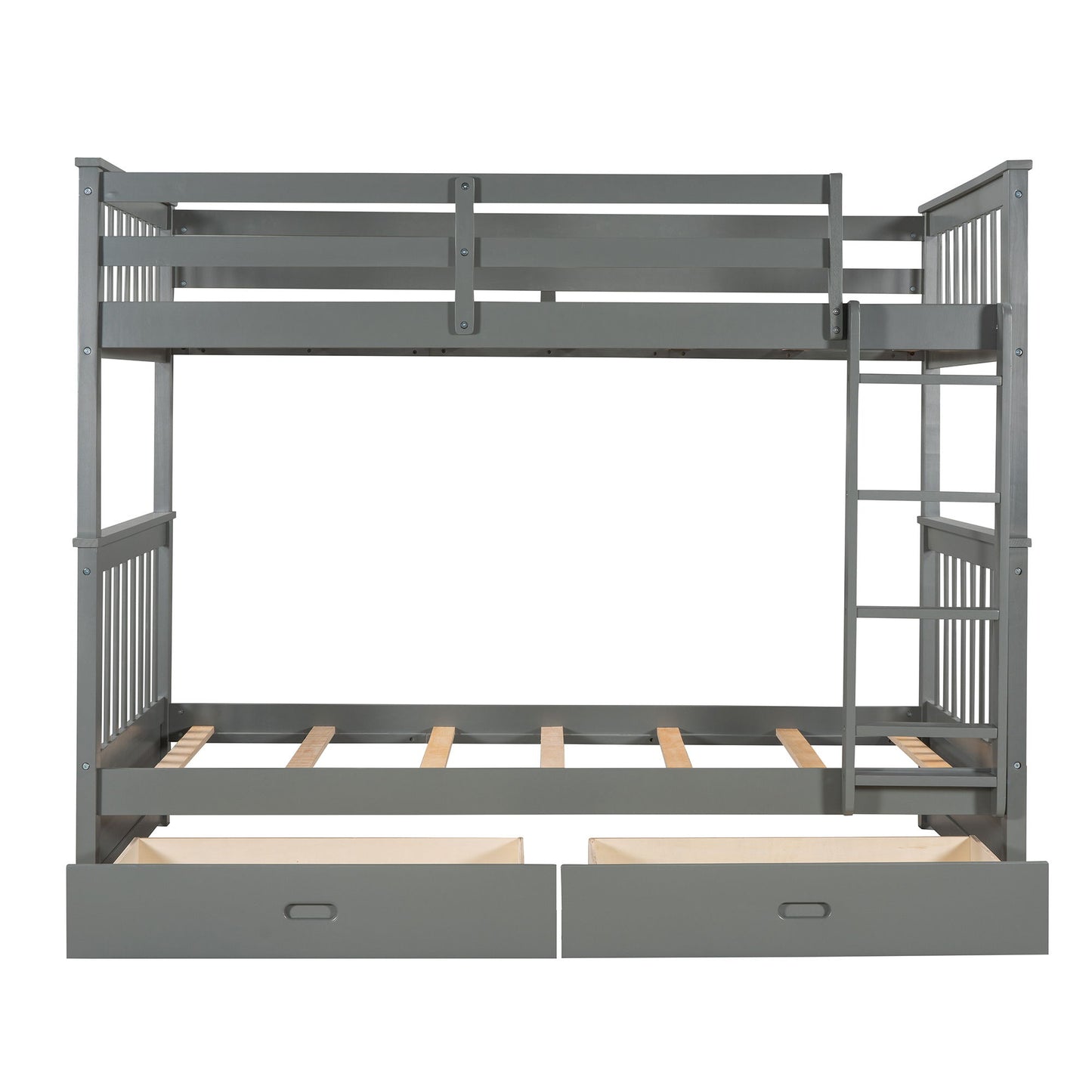 Bunk Bed With Ladders And 2 Storage Drawers - The Sleep Loft - Online Mattress Showroom NYC