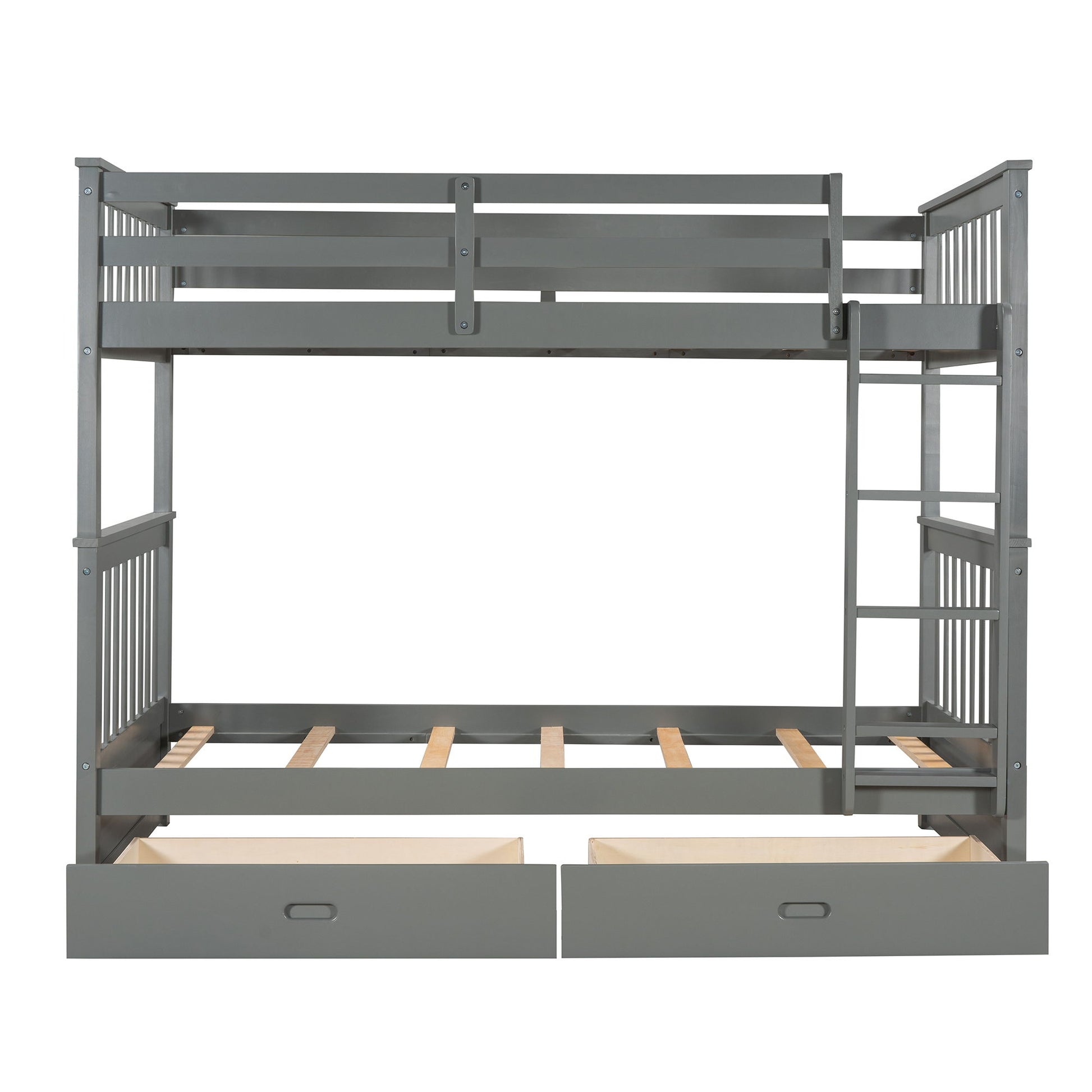 Bunk Bed With Ladders And 2 Storage Drawers - The Sleep Loft - Online Mattress Showroom NYC