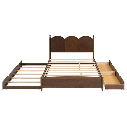 Platform Bed With With 2 Big Drawers And Trundle - The Sleep Loft - Online Mattress Showroom NYC