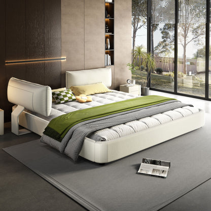 Cloud Bed Frame With Oversized Padded Movable Headboard - The Sleep Loft - Online Mattress Showroom NYC