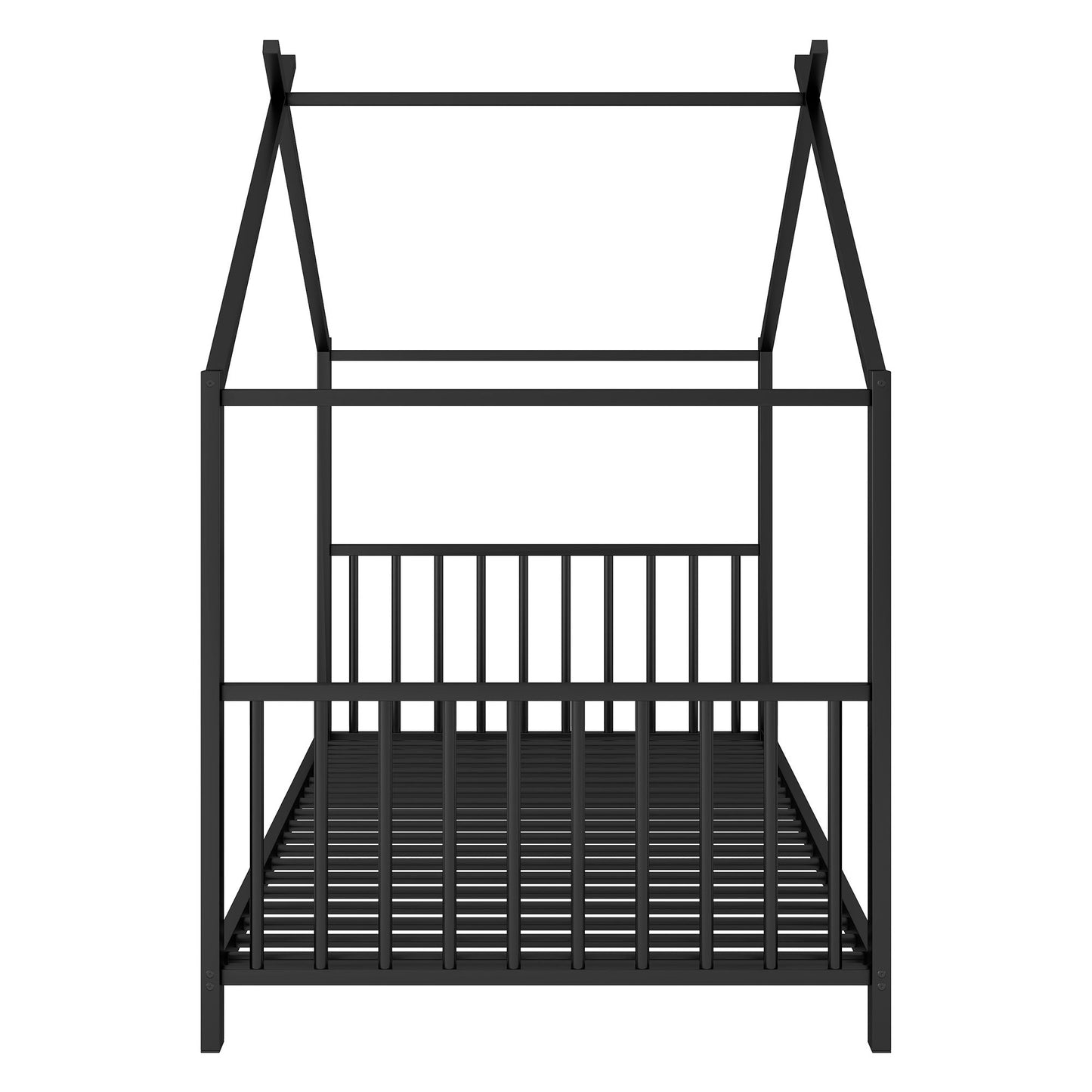 Metal House Platform Bed With Modern Design And Durable Frame - The Sleep Loft - Online Mattress Showroom NYC