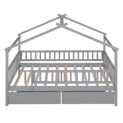 House Bed With 2 Drawers - The Sleep Loft - Online Mattress Showroom NYC