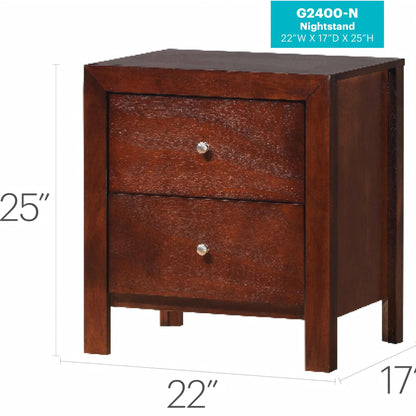 Charming Nightstand With Drawers - The Sleep Loft - Online Mattress Showroom NYC