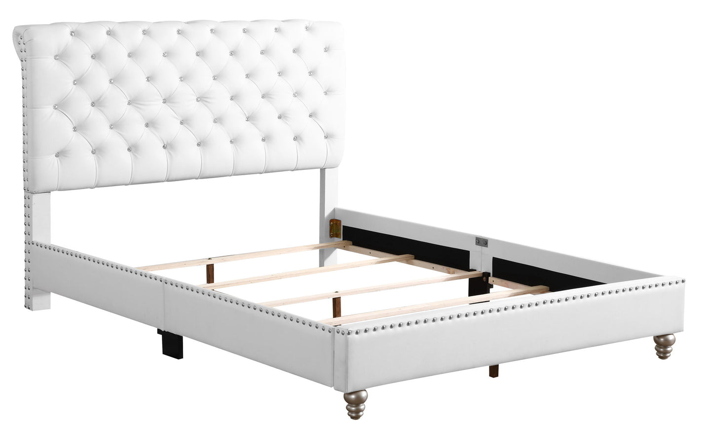 Elegant Transitional Upholstered Bed - The Sleep Loft - Online Mattress Showroom NYC