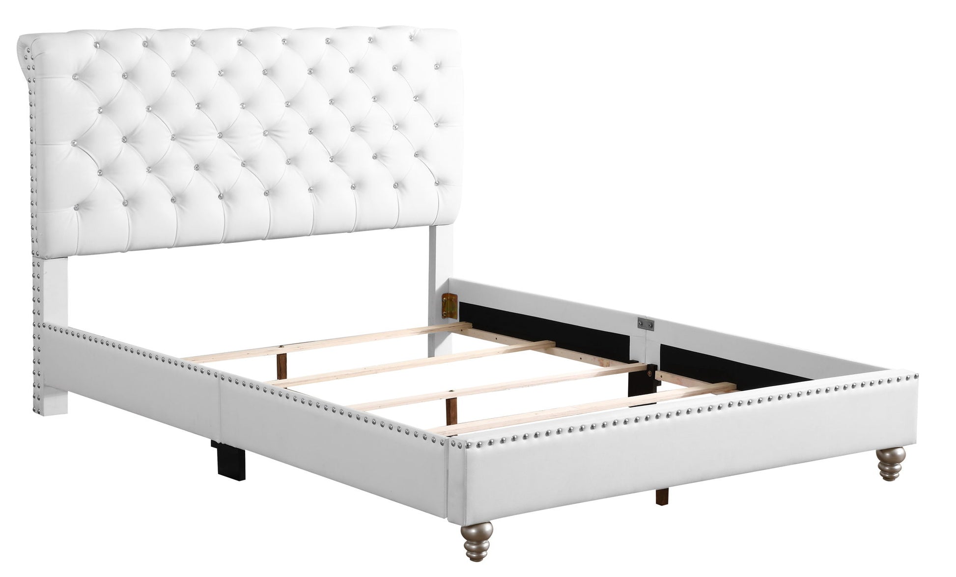 Elegant Transitional Upholstered Bed - The Sleep Loft - Online Mattress Showroom NYC