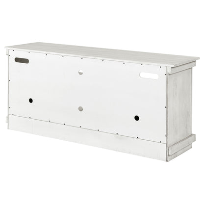 Payne 60-inch TV Stand Media Console Distressed White