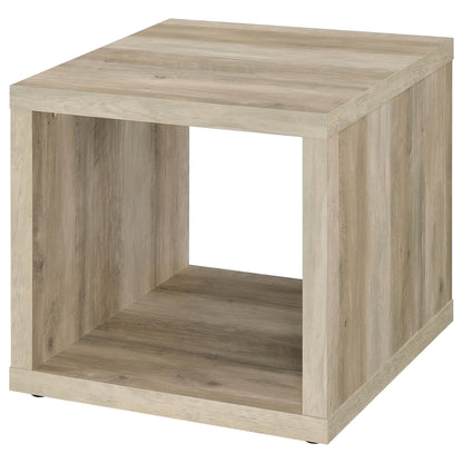 Frisco 2-piece Coffee and End Table Set Distressed Pine