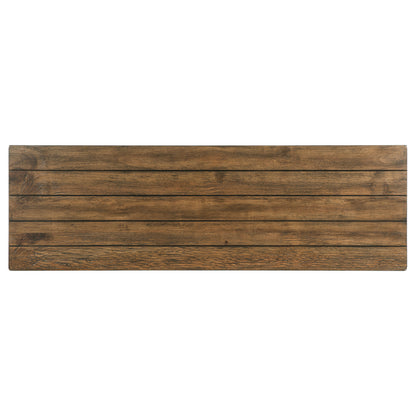 Payne Wood Entryway Sofa Console Table Distressed Brown