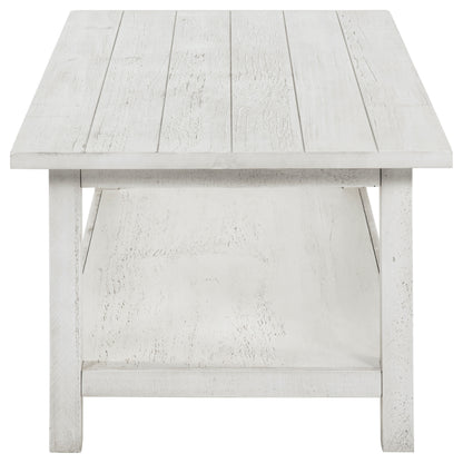 Payne 2-piece Coffee and 1-drawer End Table Set White