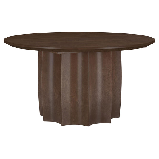Cayenne Solid Mango Wood Cocktail Coffee Table Walnut - The Sleep Loft - Online Mattress Showroom NYC