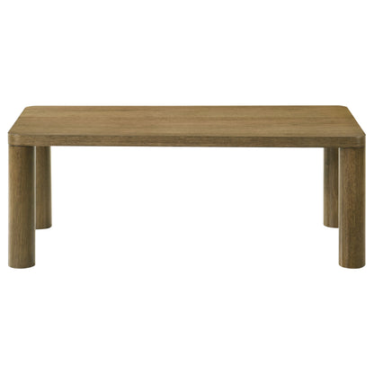 Castlewood 3-piece Cocktail Coffee Table Set Brown Oak
