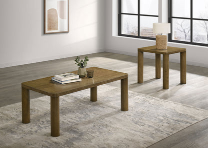 Castlewood Engineered Wood Cocktail Coffee Table Brown Oak