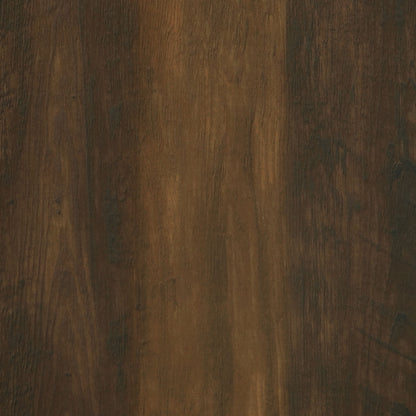 Devar Square Engineered Wood Side End Table Dark Pine