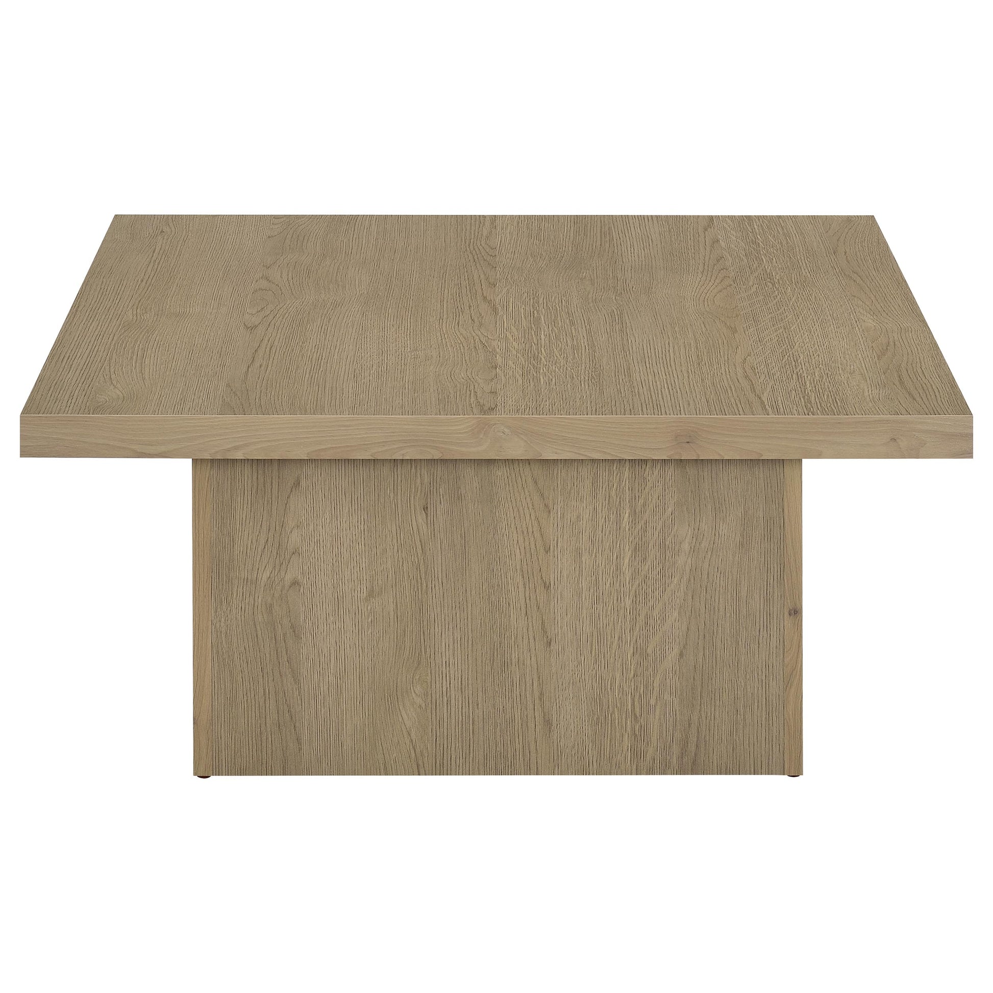 Devar 2-piece Square Cocktail Coffee End Table Set Latte