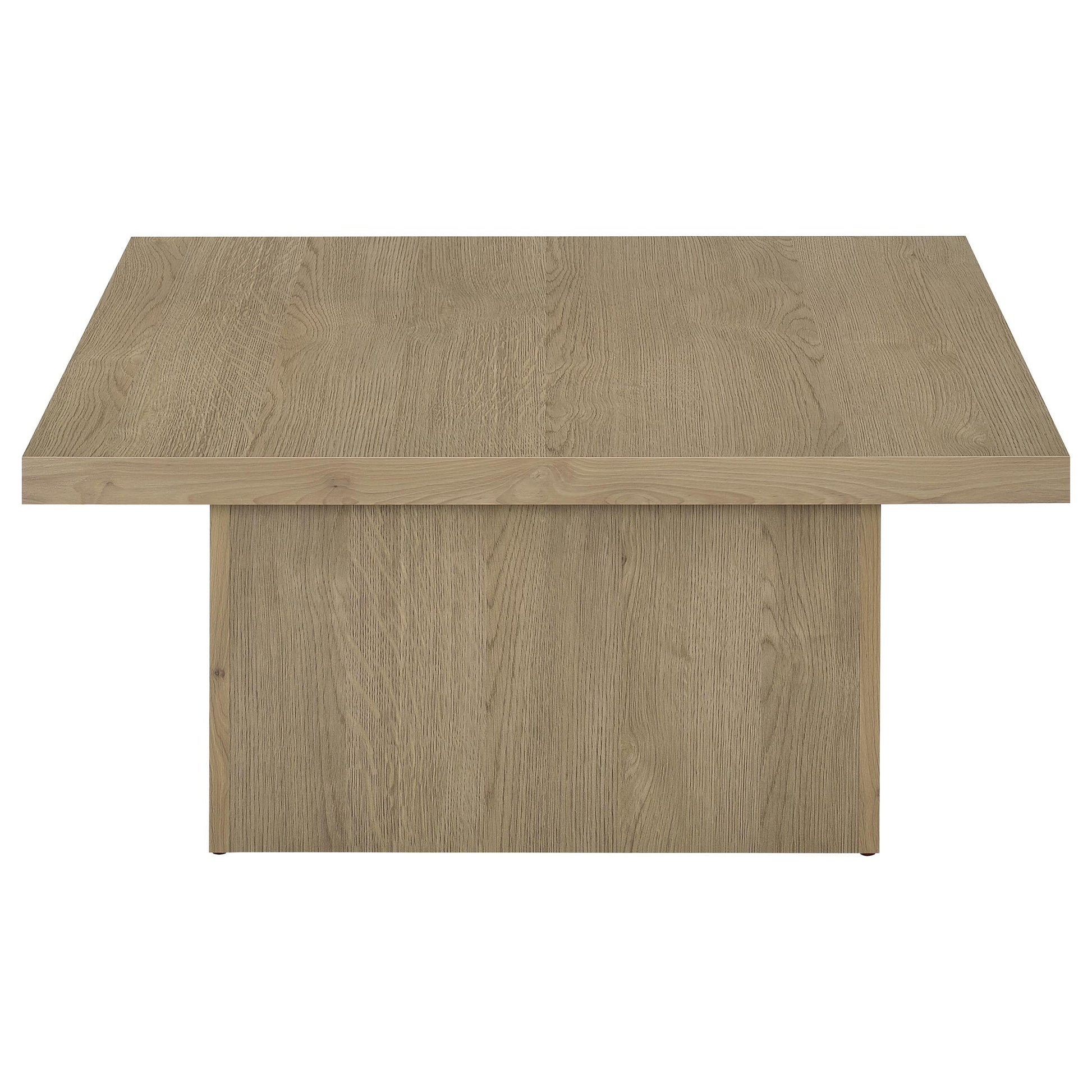 Devar 3-piece Square Cocktail Coffee End Table Set Latte