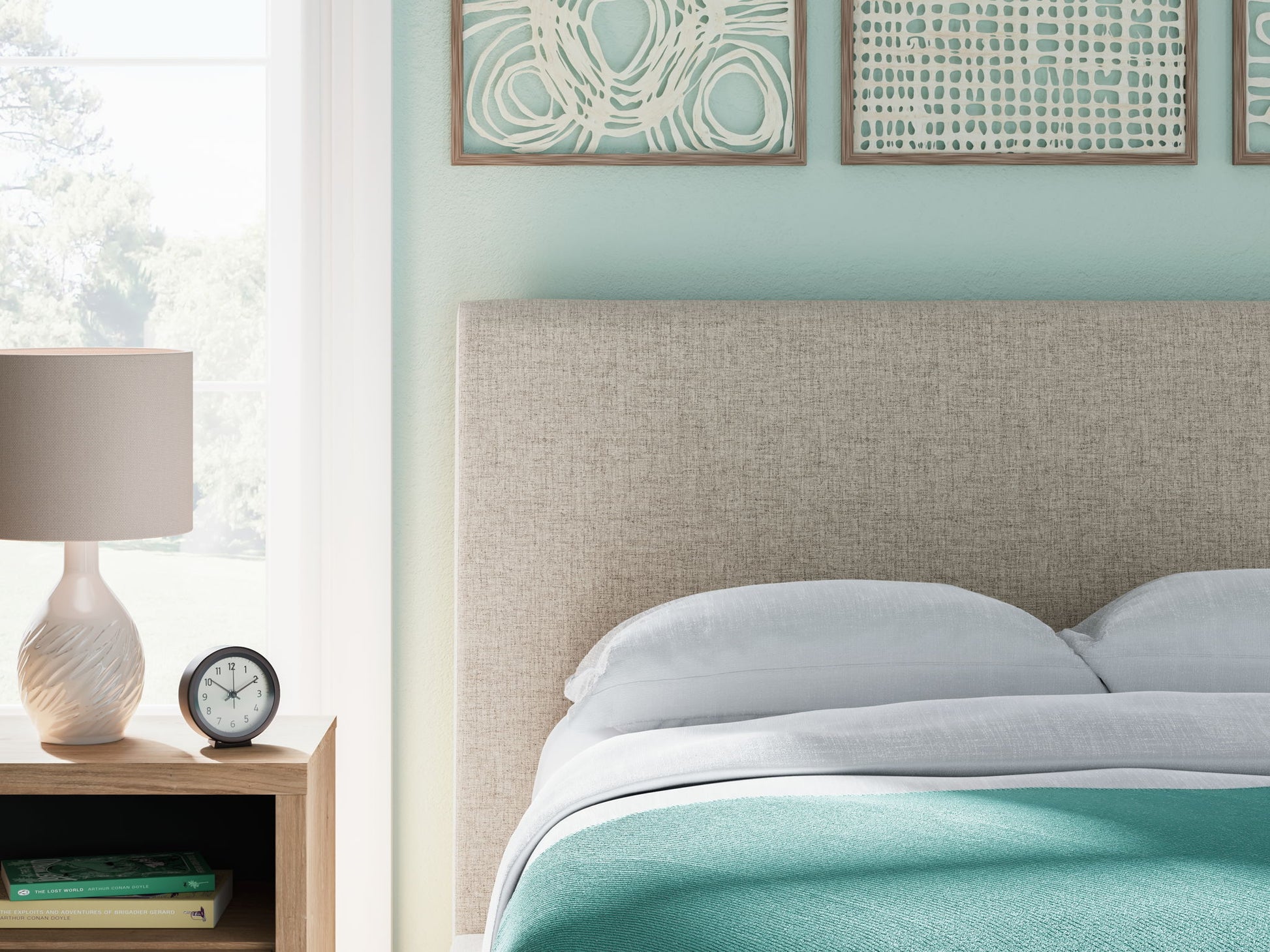 Cielden - Upholstered Bed With Roll Slats - The Sleep Loft - Online Mattress Showroom NYC