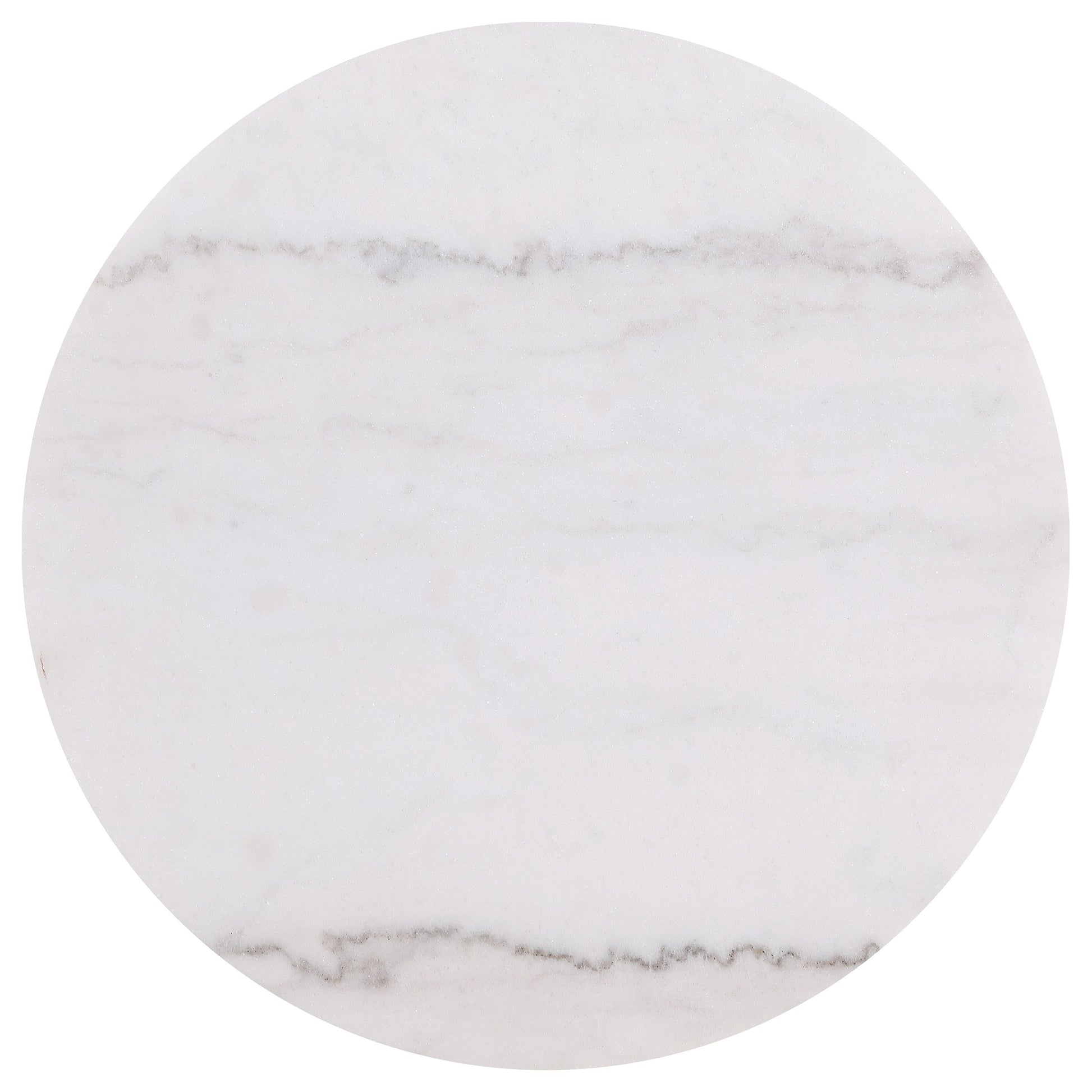 Jason 3-piece Round White Marble Coffee Table Set Greige