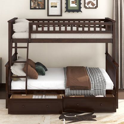 Bunk Bed With Drawers, Convertible Storage Bed - The Sleep Loft - Online Mattress Showroom NYC