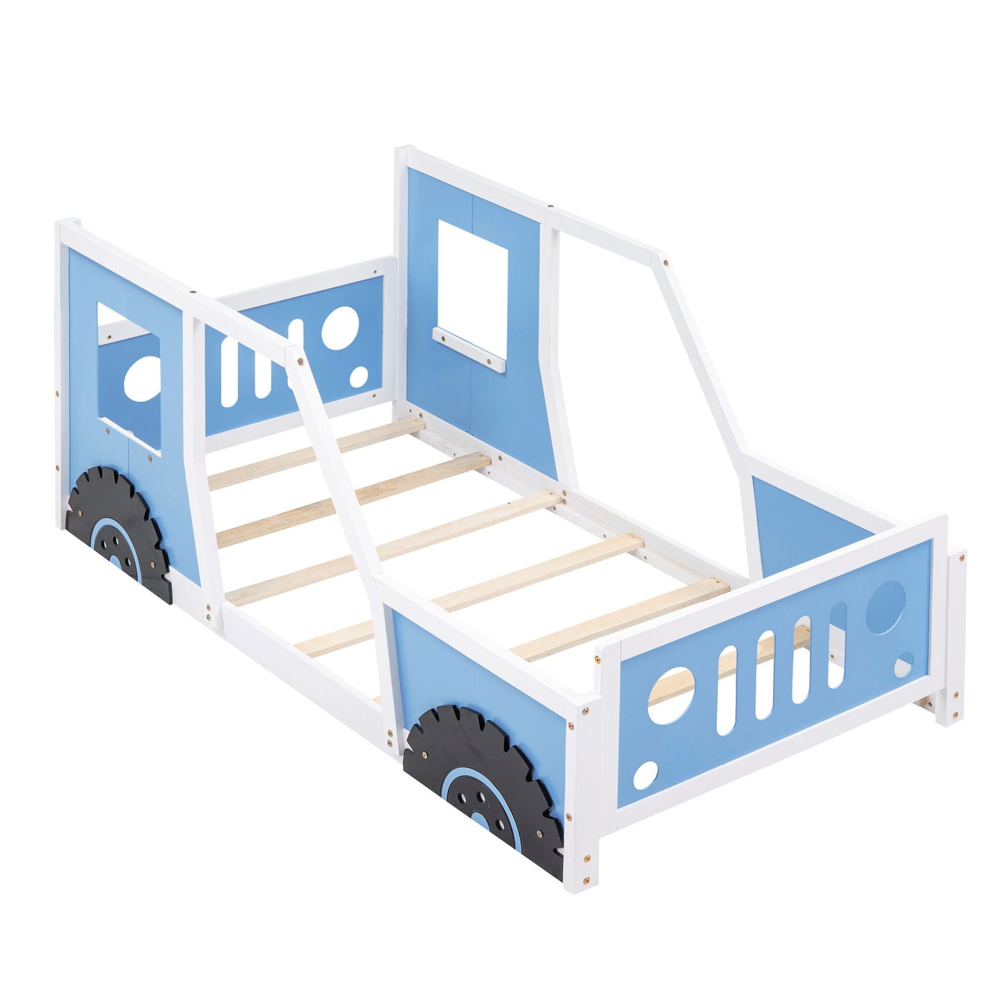 Classic Car Shaped Platform Bed With Wheels - The Sleep Loft - Online Mattress Showroom NYC
