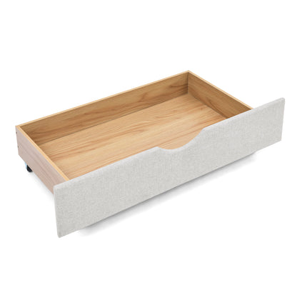 Upholstered Tufted Daybed With Drawers, Waved Arms - The Sleep Loft - Online Mattress Showroom NYC