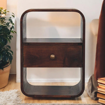 Curve Drawer Nightstand - The Sleep Loft - Online Mattress Showroom NYC