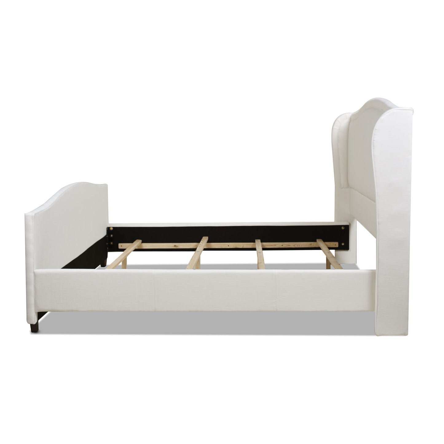 Carmen - Upholstered Wingback Panel Bed Frame