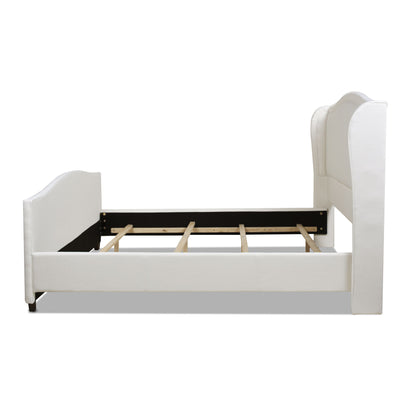 Carmen - Upholstered Wingback Panel Bed Frame