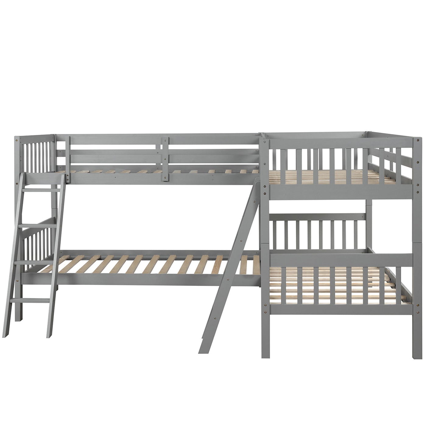 L Shaped Bunk Bed With Ladder - The Sleep Loft - Online Mattress Showroom NYC