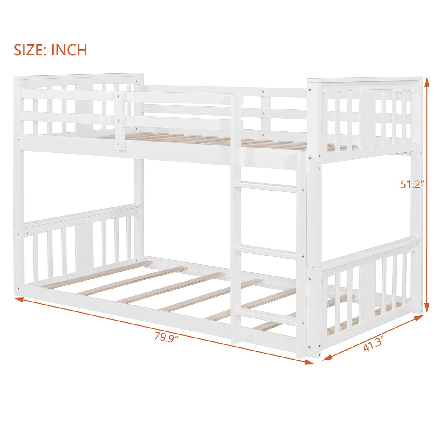 Solid Construction Bunk Bed & Ladder - The Sleep Loft - Online Mattress Showroom NYC