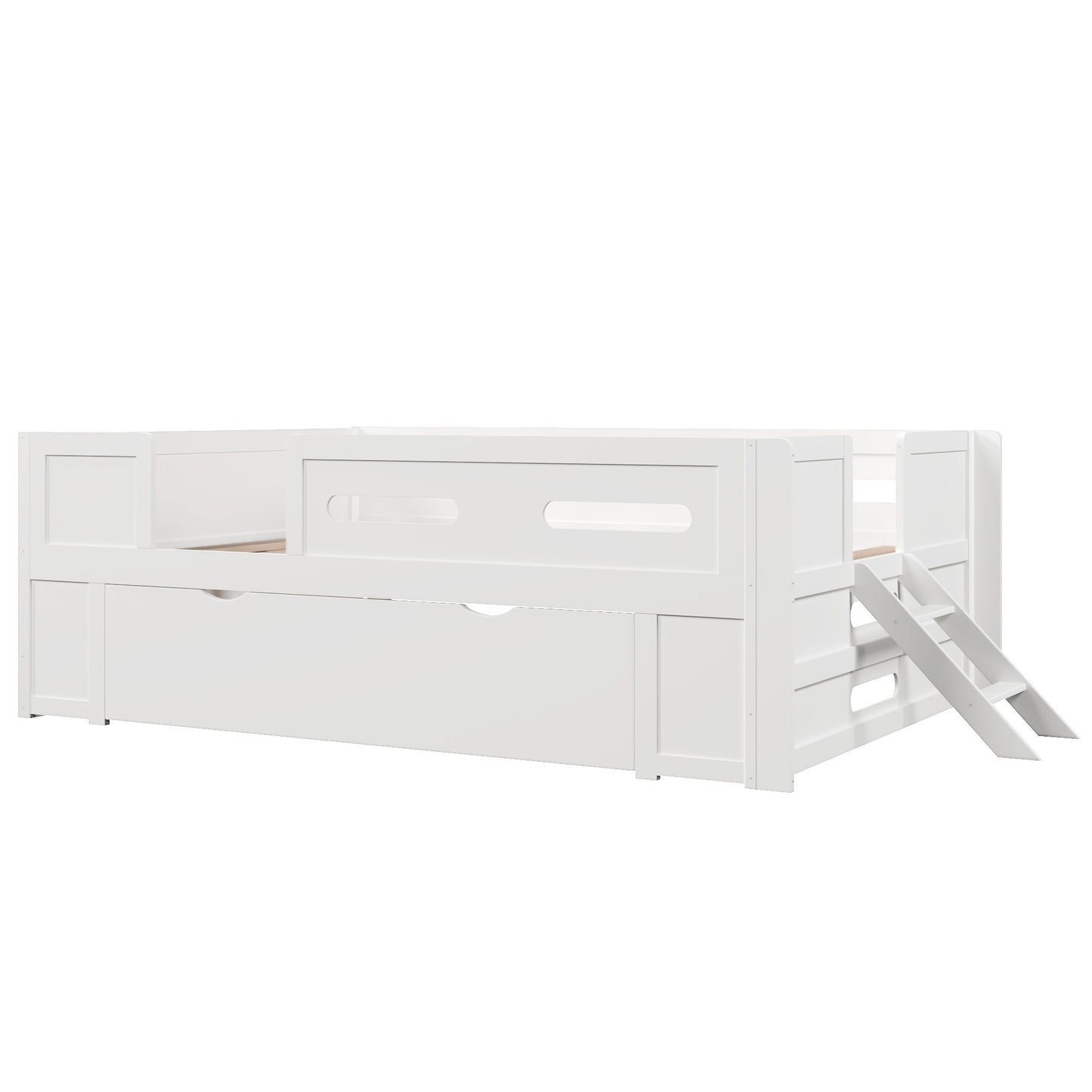 Platform Bed With Guardrail And Drawer - The Sleep Loft - Online Mattress Showroom NYC