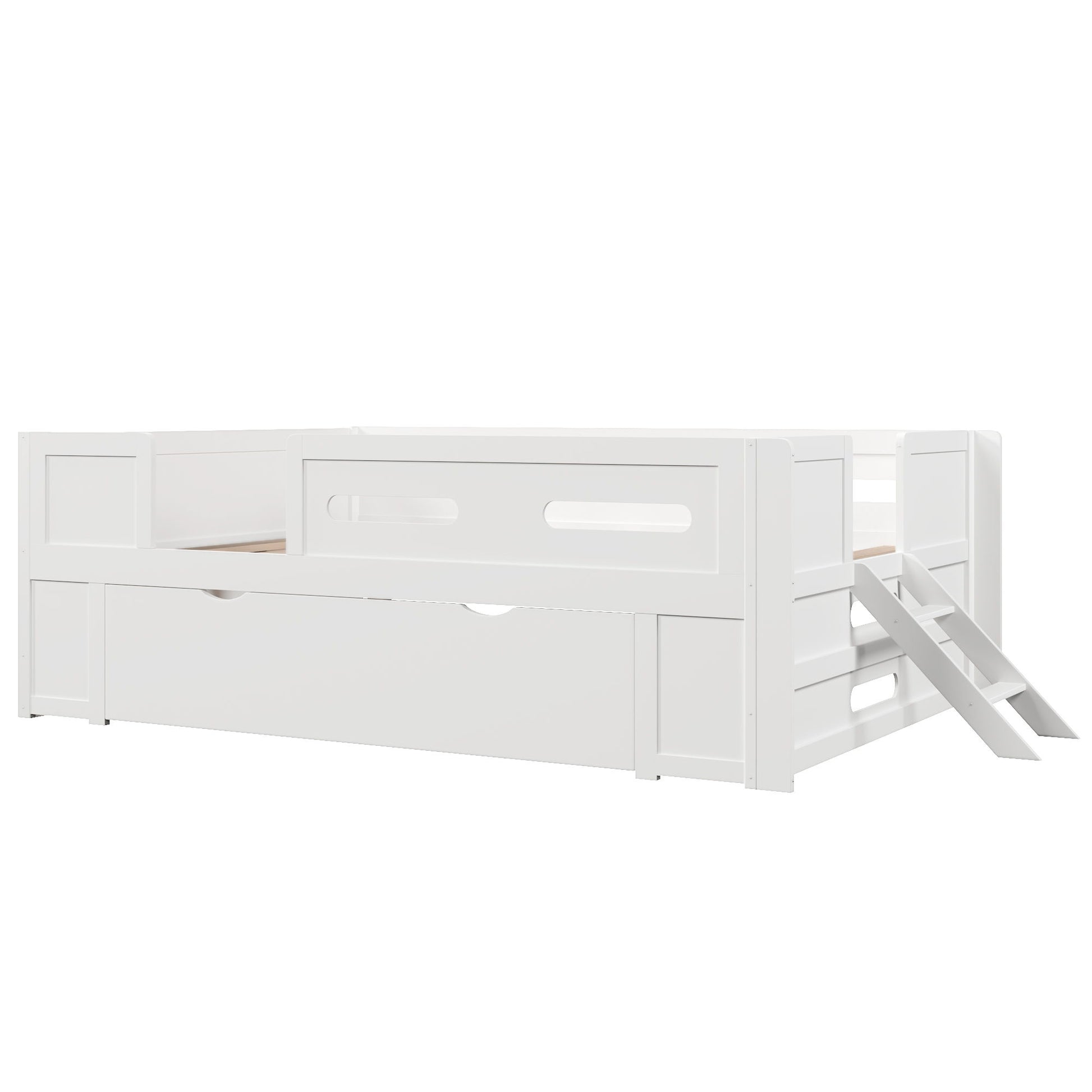 Platform Bed With Guardrail And Drawer - The Sleep Loft - Online Mattress Showroom NYC