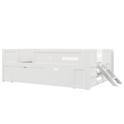 Platform Bed With Guardrail And Drawer - The Sleep Loft - Online Mattress Showroom NYC