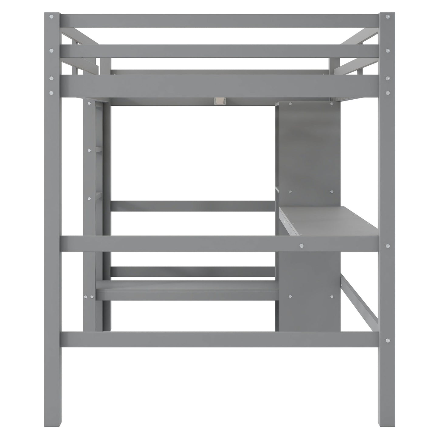 Loft Bed With Built In Desk And Multifunction Shelves - The Sleep Loft - Online Mattress Showroom NYC