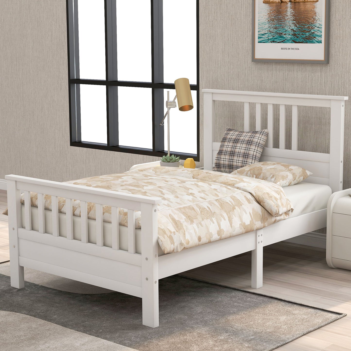 Platform Bed With Paneled Headboard And Footboard - The Sleep Loft - Online Mattress Showroom NYC