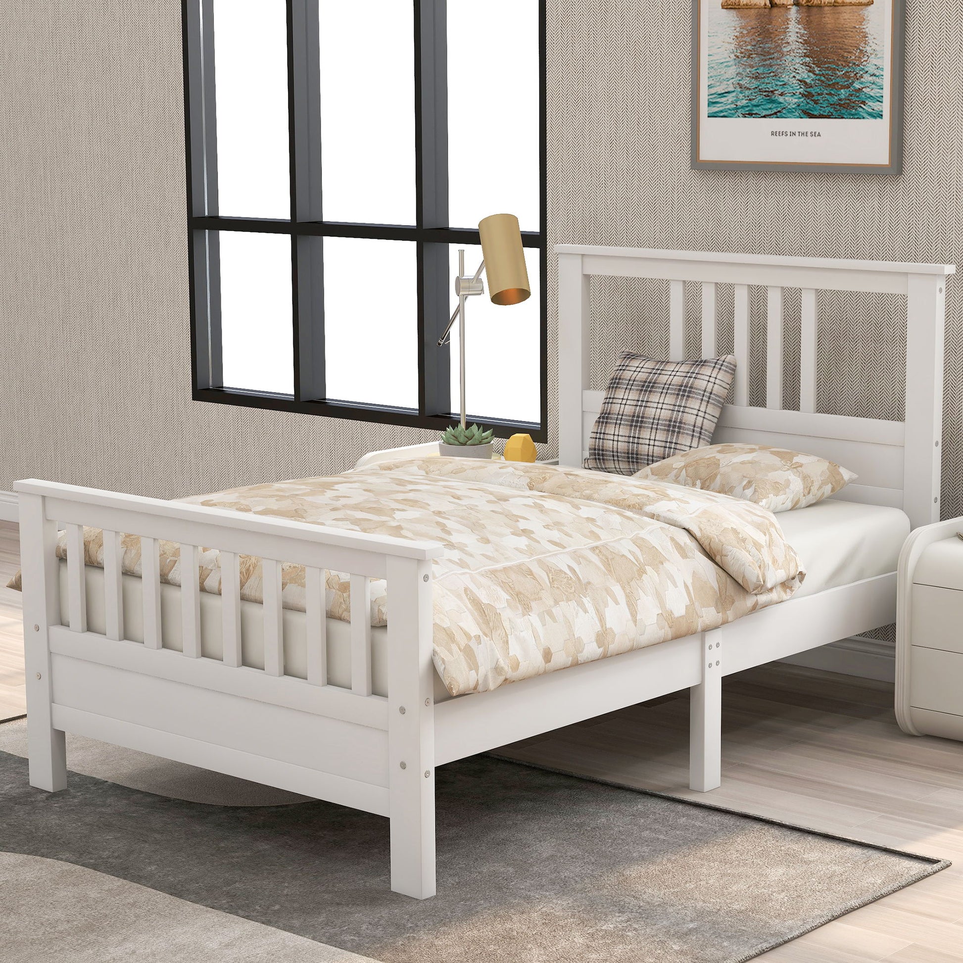 Platform Bed With Paneled Headboard And Footboard - The Sleep Loft - Online Mattress Showroom NYC