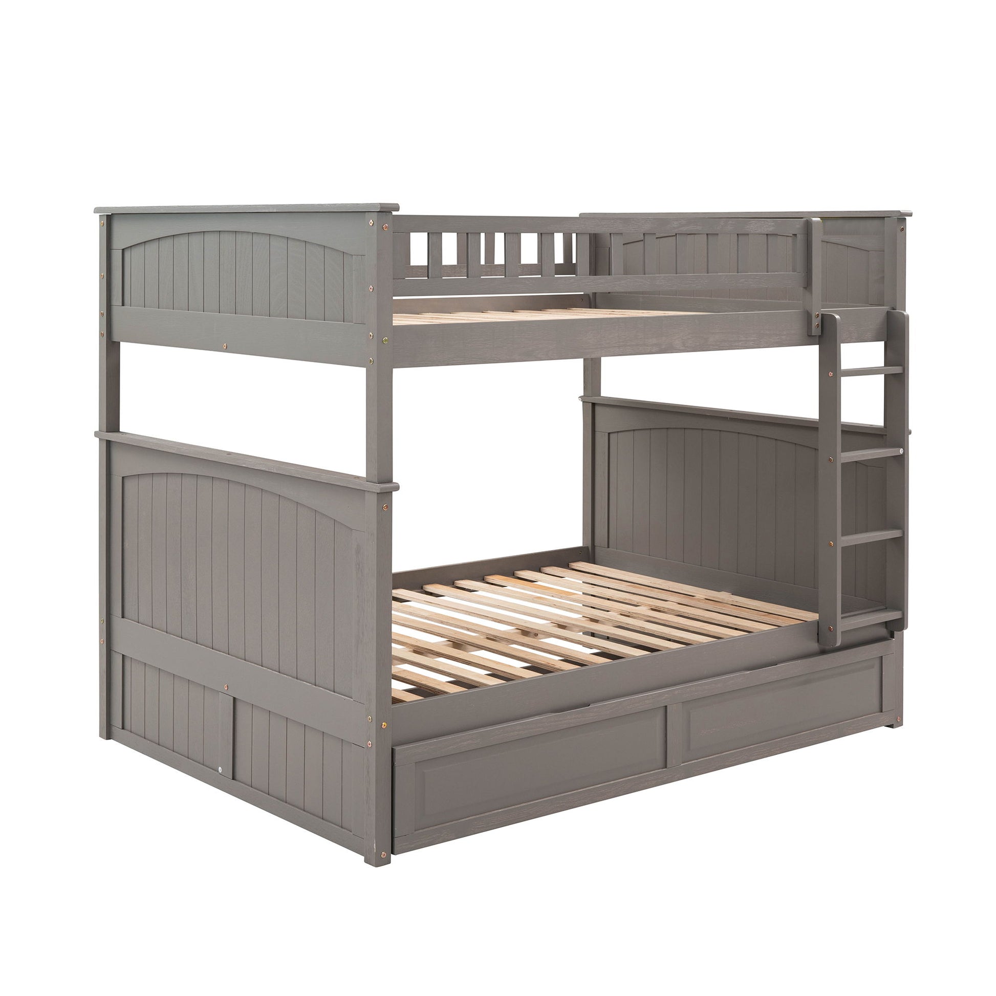 Bunk Bed With Twin Size Trundle, Guardrails - The Sleep Loft - Online Mattress Showroom NYC