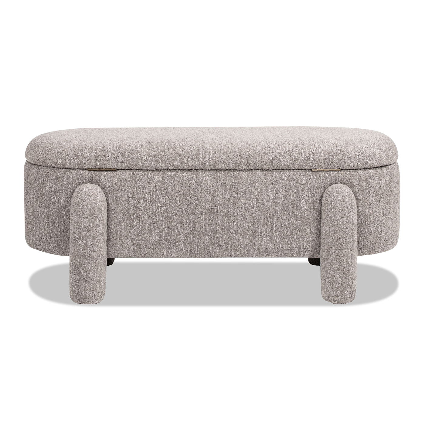 Hugo - Oval Fully Upholstered Storage Bench - The Sleep Loft - Online Mattress Showroom NYC